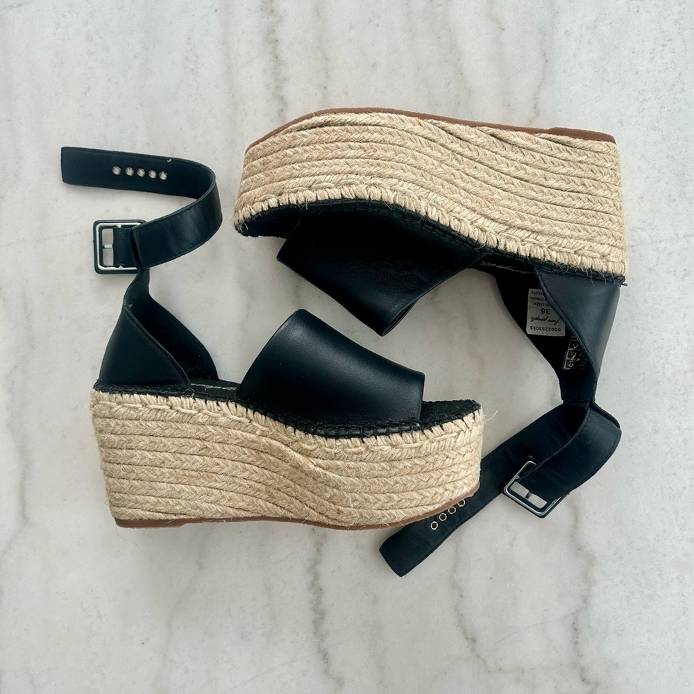 Free People Coastal wedge Platform Espadrille Sandals
